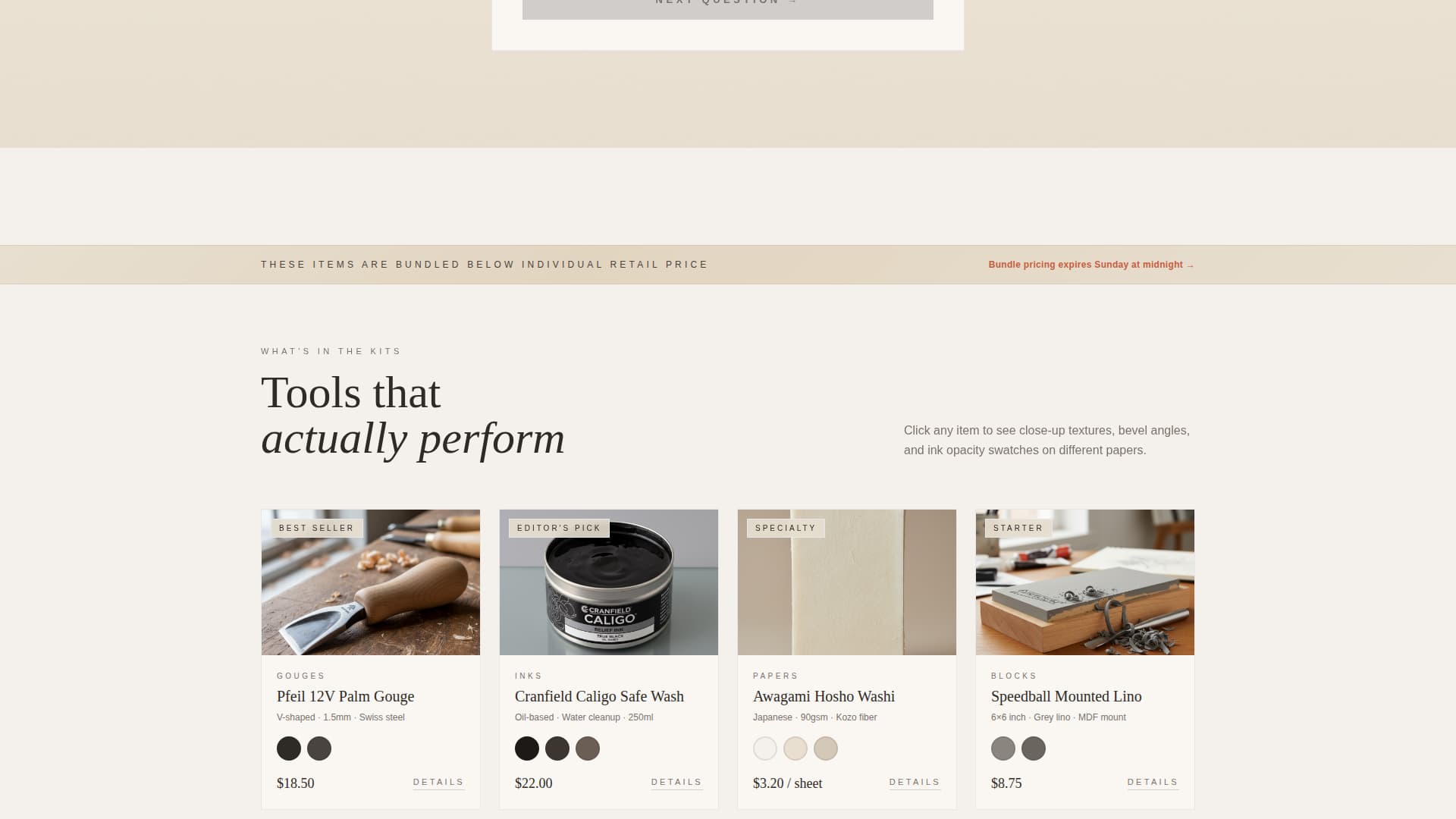 Local Hobby & Passion Supplies Portfolio & Case Study Website Template
