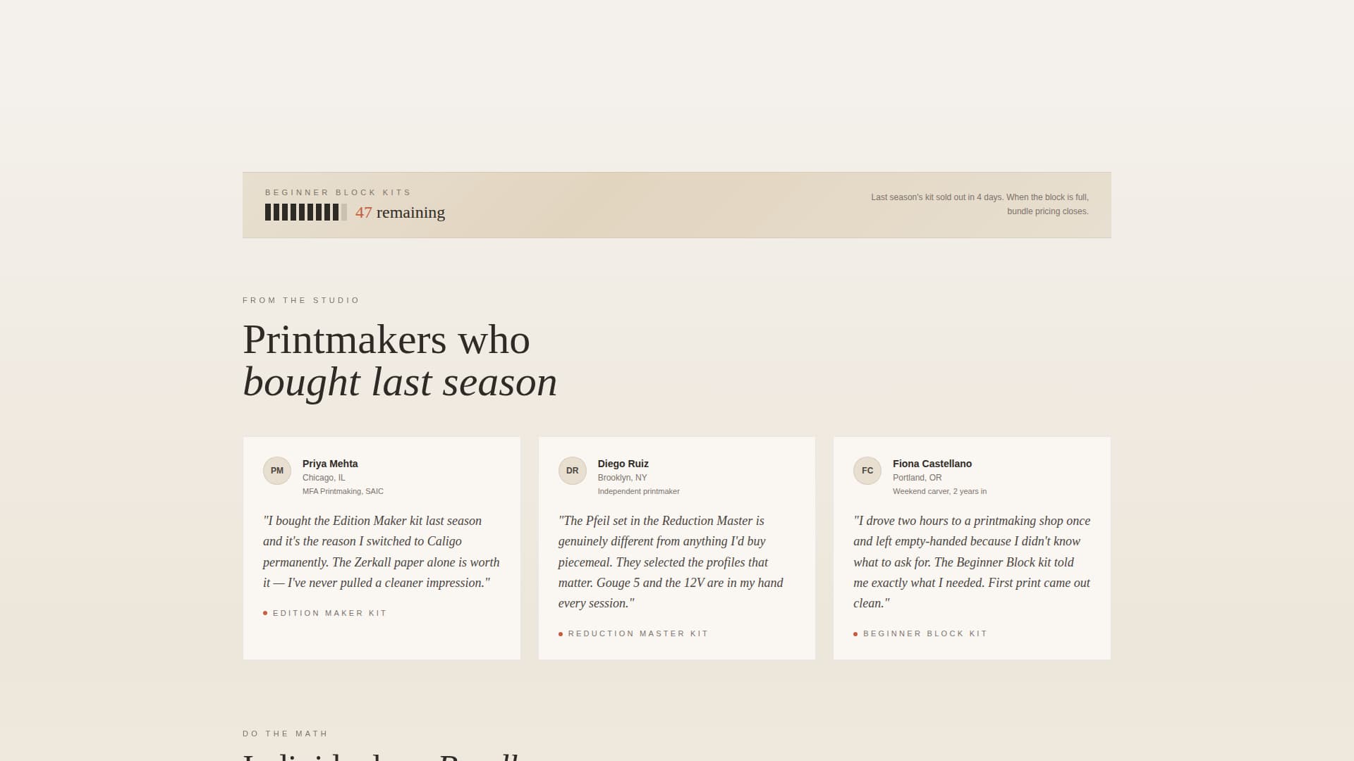 Local Hobby & Passion Supplies Portfolio & Case Study Website Template