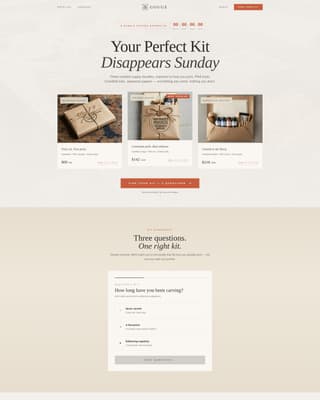 Local Hobby & Passion Supplies Portfolio & Case Study Website Template