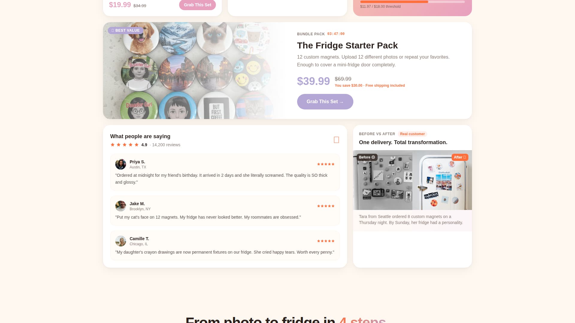 Stick — Bold Promotional Merchandise Landing Page Template