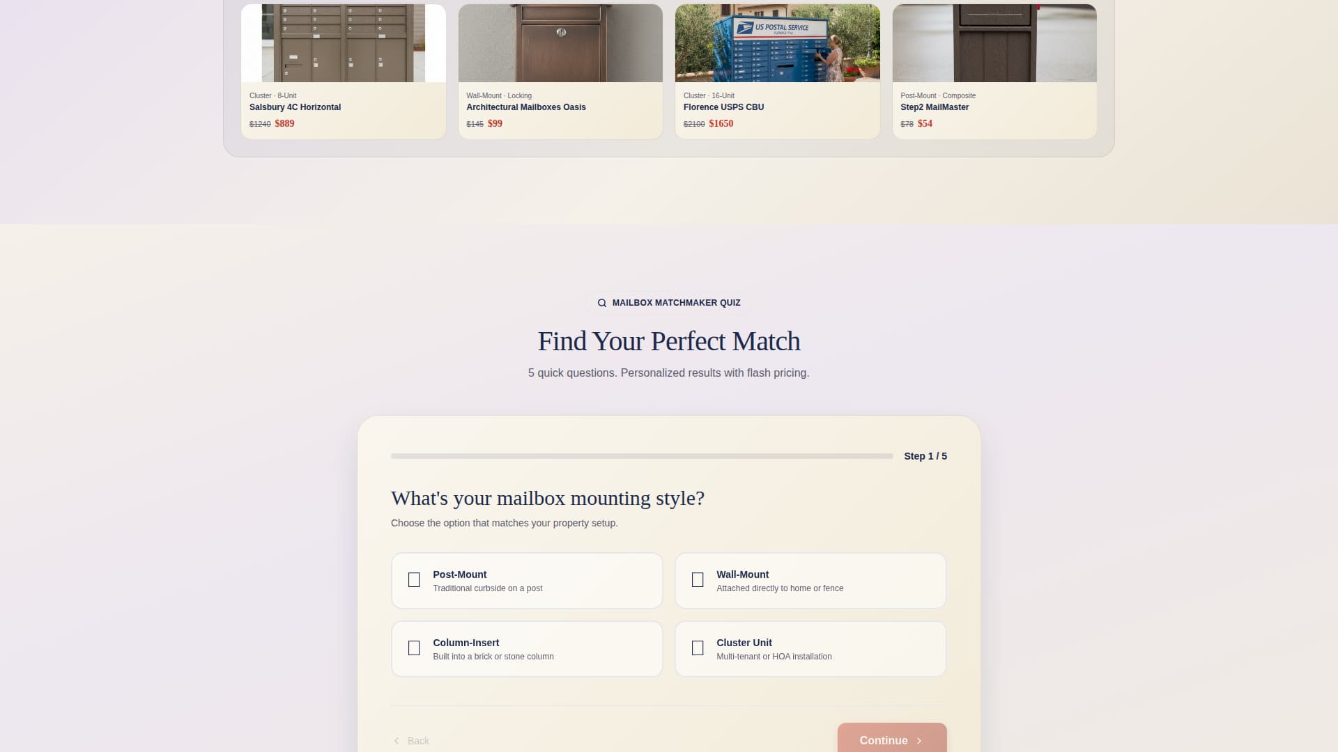 Home Décor & Lifestyle Pricing & Packages Website Template