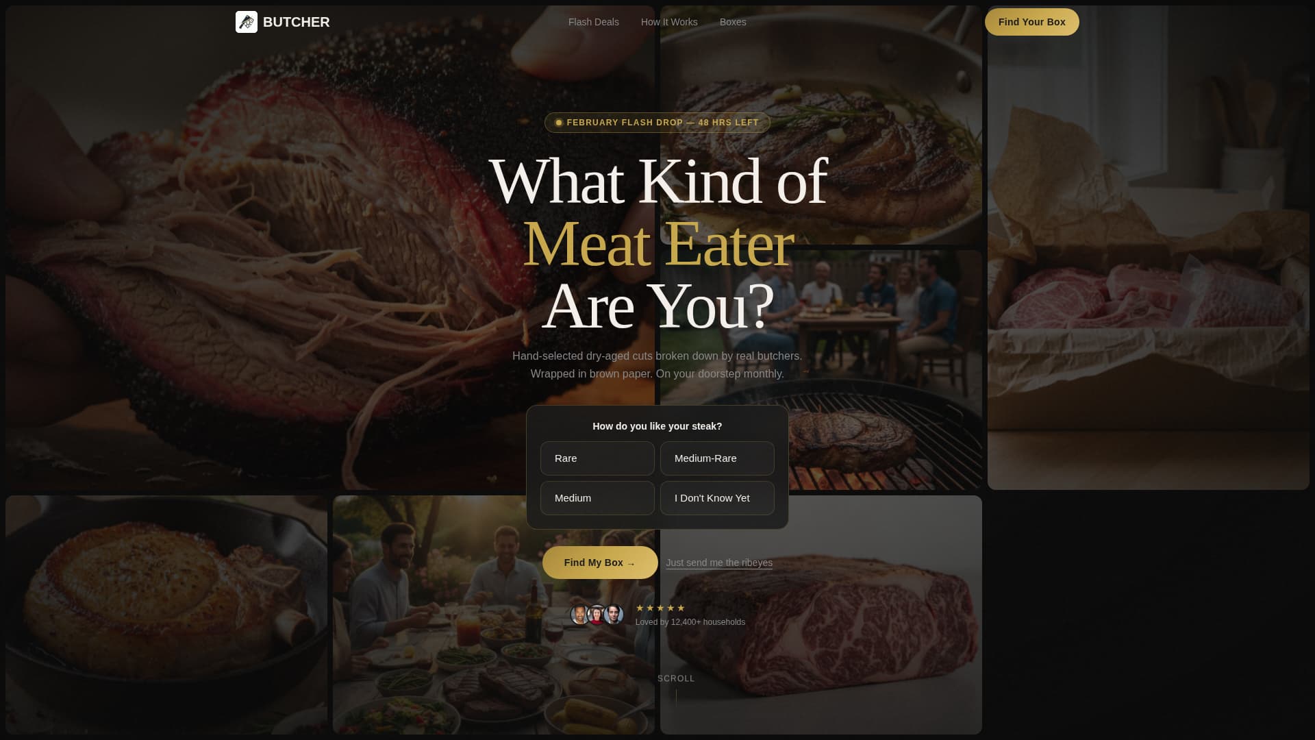 Local Subscription Box Services Pre-Launch & Coming Soon Website Template
