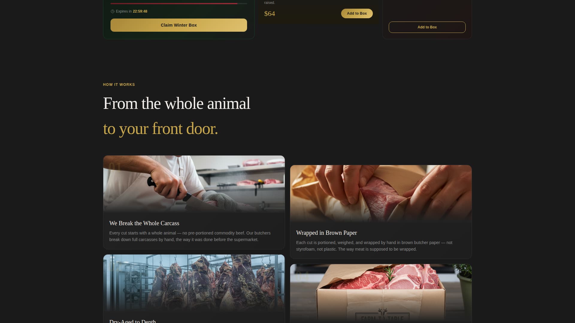Local Subscription Box Services Pre-Launch & Coming Soon Website Template