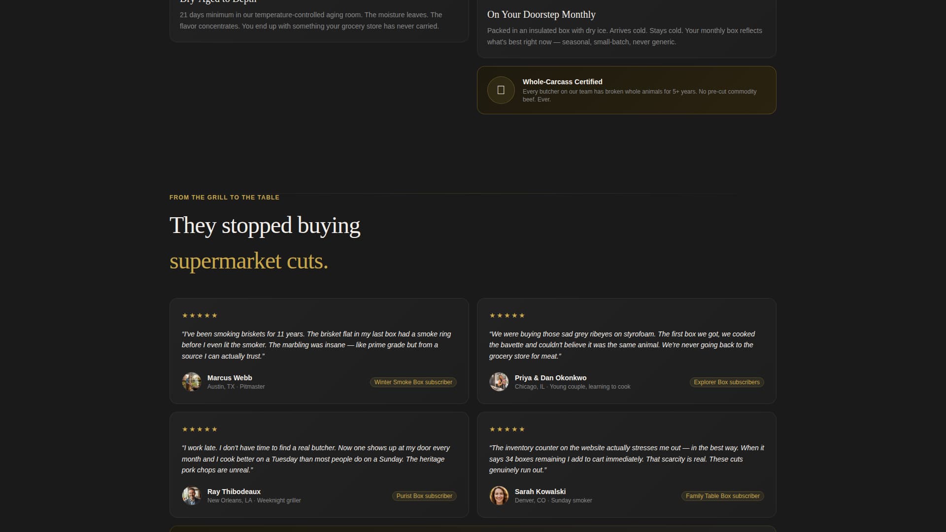 Local Subscription Box Services Pre-Launch & Coming Soon Website Template