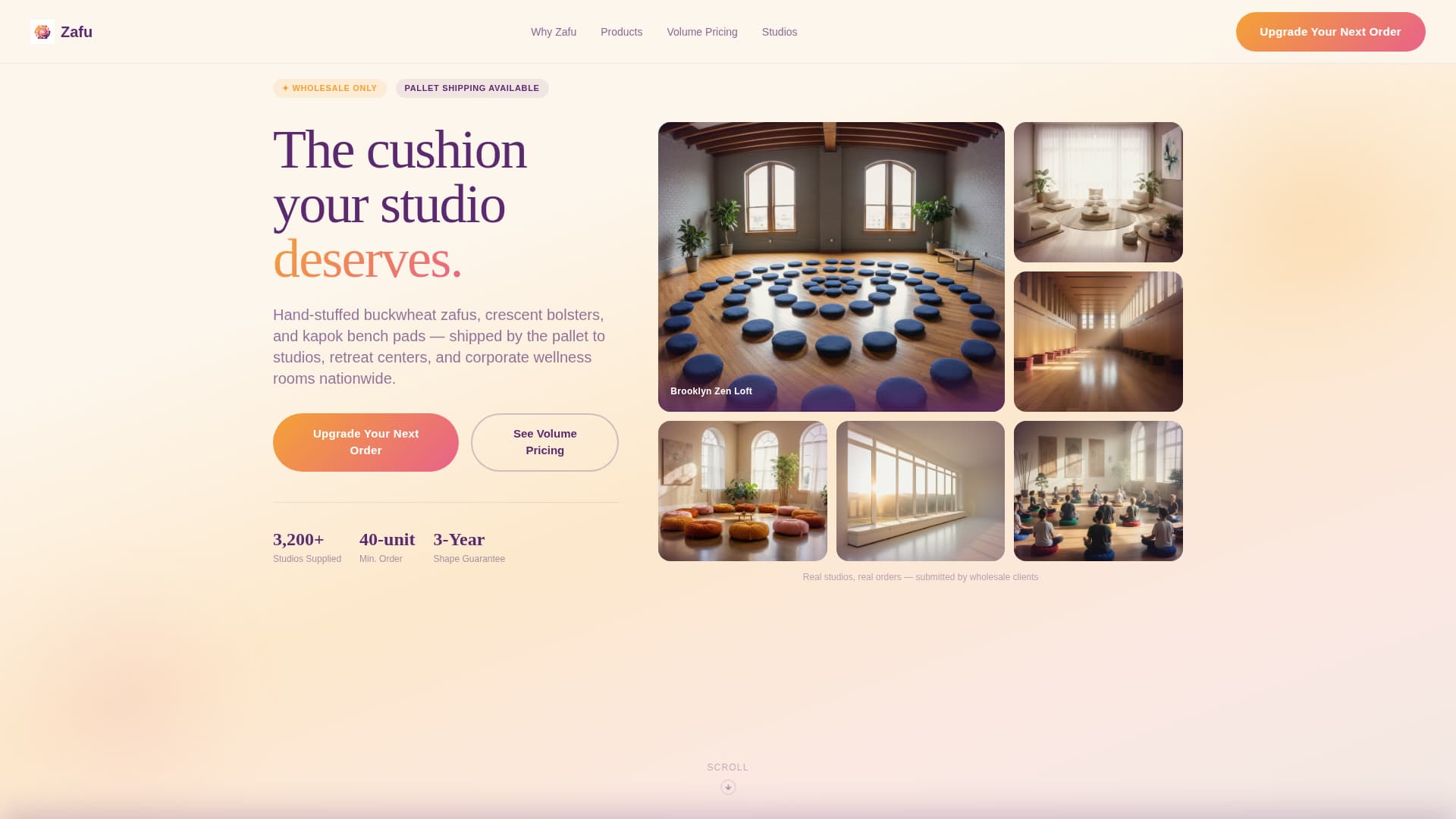 Zafu - Premium Meditation Landing Page Template