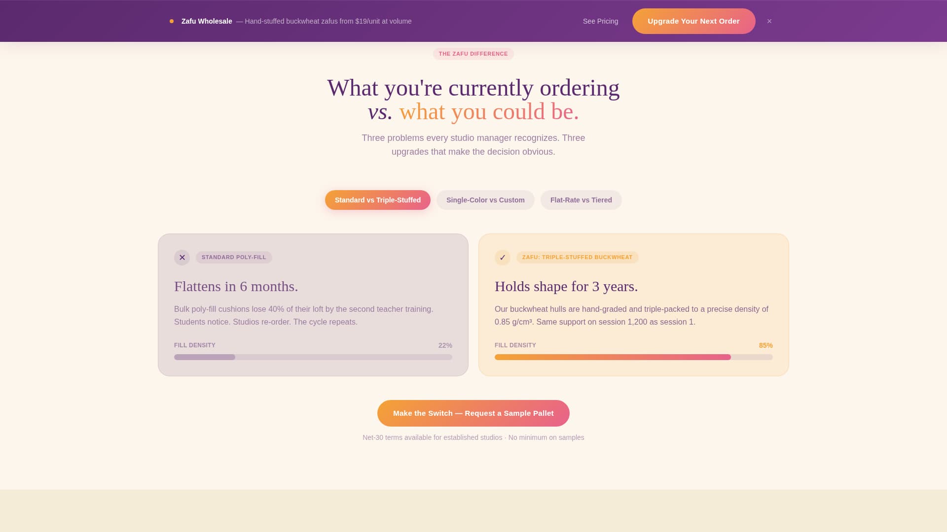 Zafu - Premium Meditation Landing Page Template