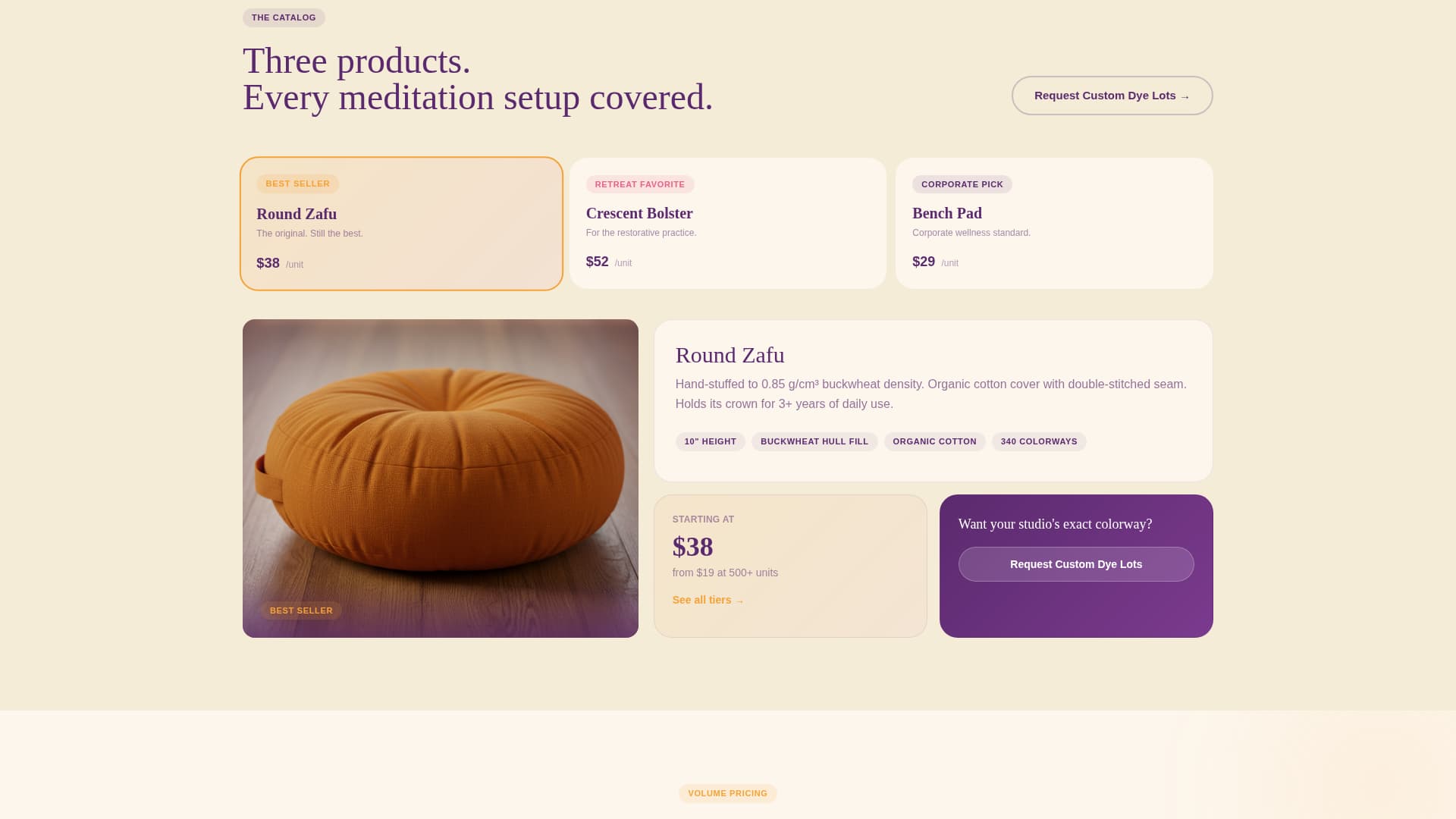 Zafu - Premium Meditation Landing Page Template