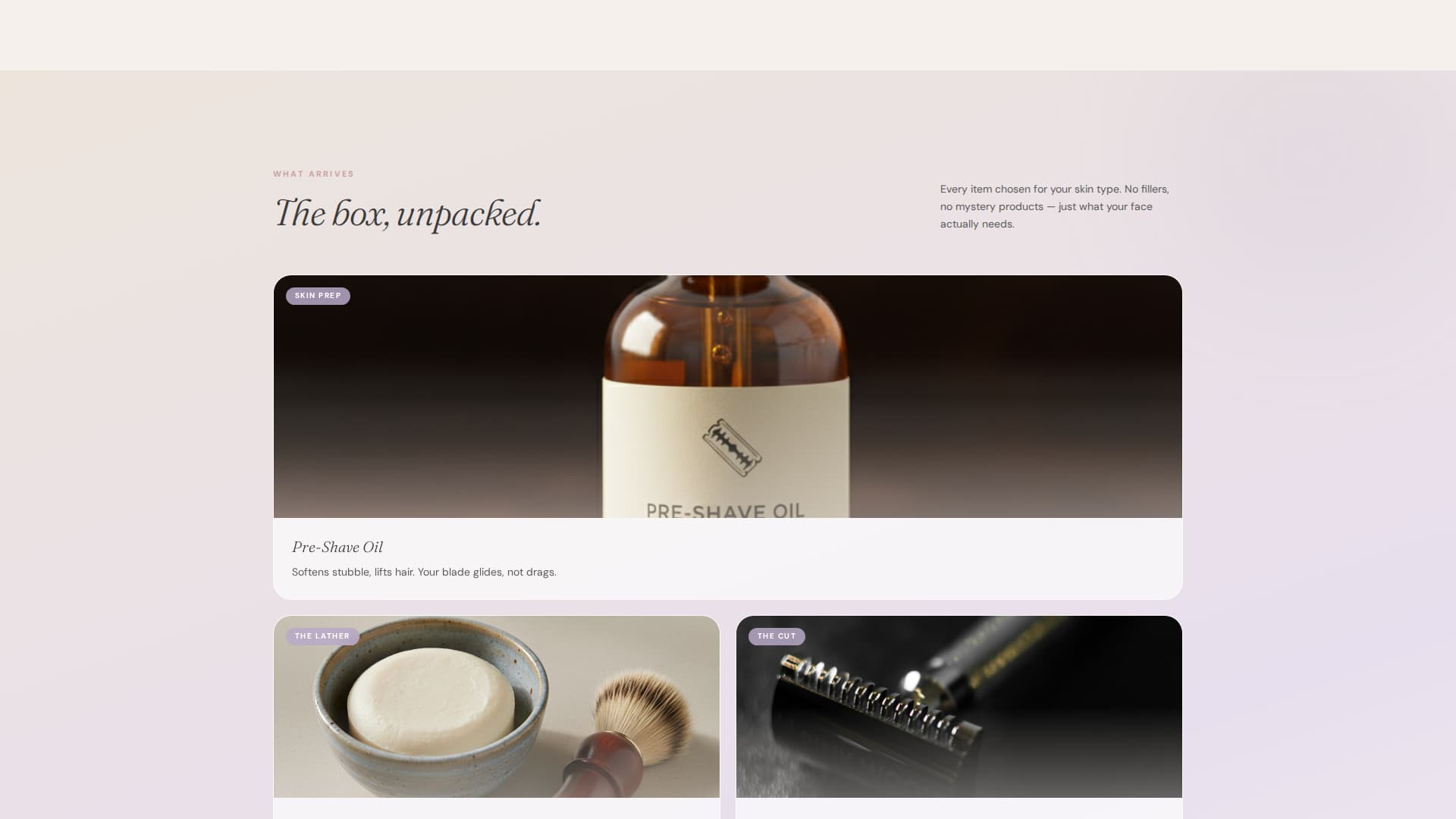 Subscription Box Services Comparison Website Template