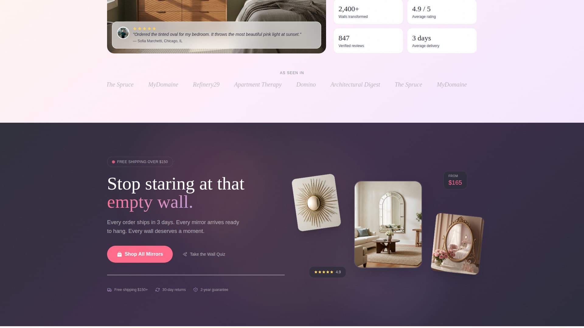Home Décor & Lifestyle Professional Website Template
