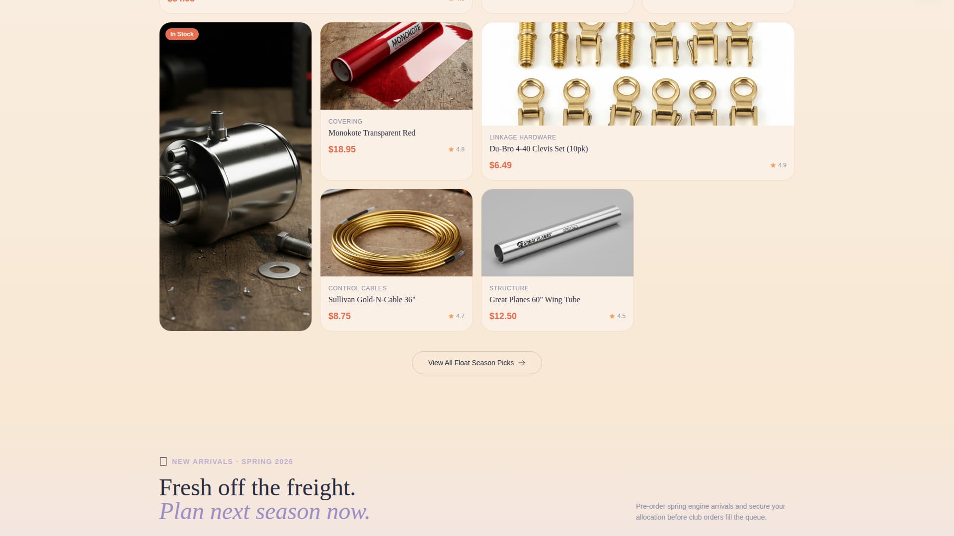 Premium Hobby & Passion Supplies Portfolio & Case Study Website Template