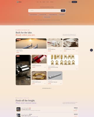 Premium Hobby & Passion Supplies Portfolio & Case Study Website Template