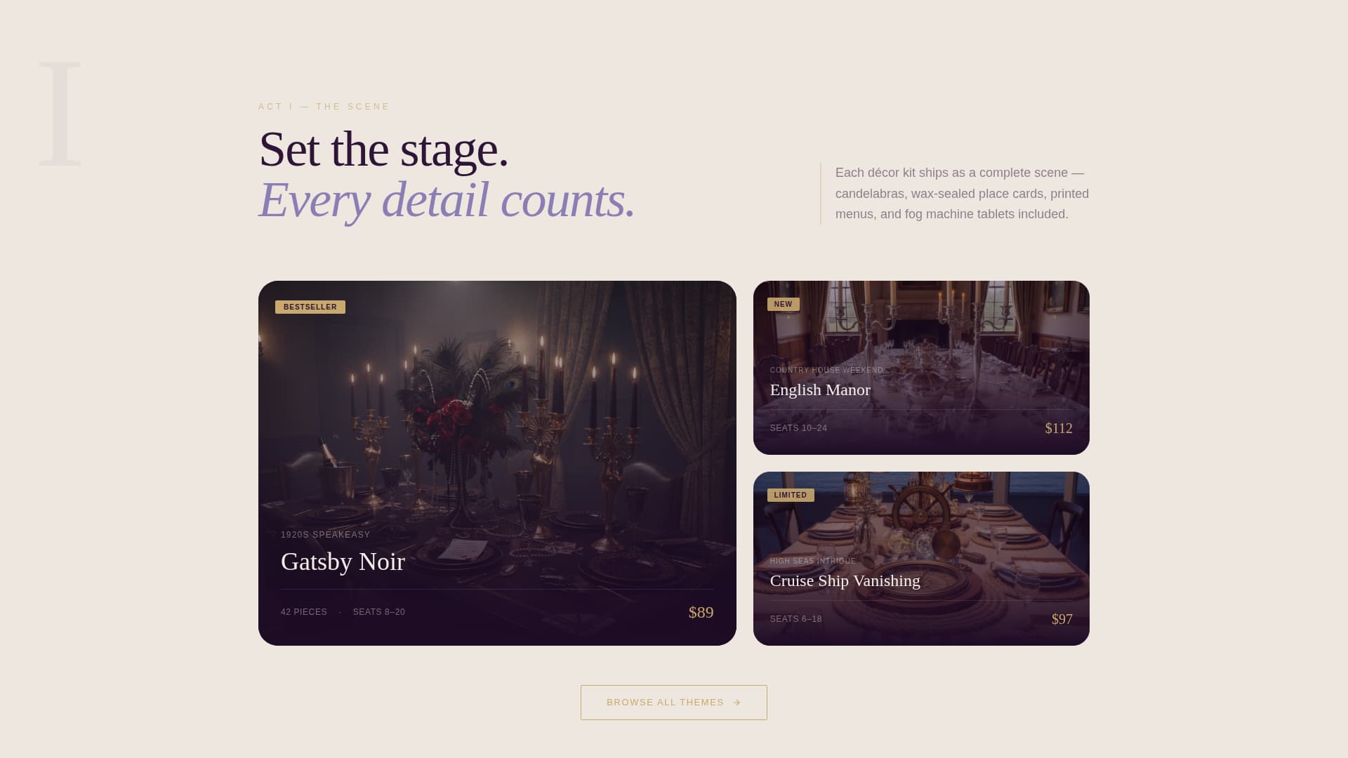 Hobby & Passion Supplies Professional Website Template