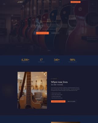 Local Brick & Mortar Business Professional Website Template