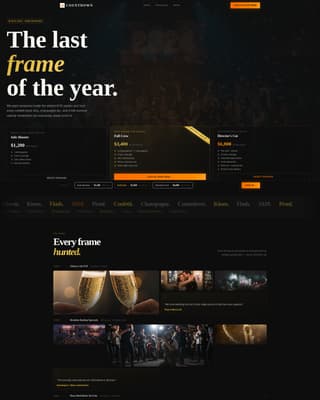 Countdown - Electrifying Nye Landing Page Template
