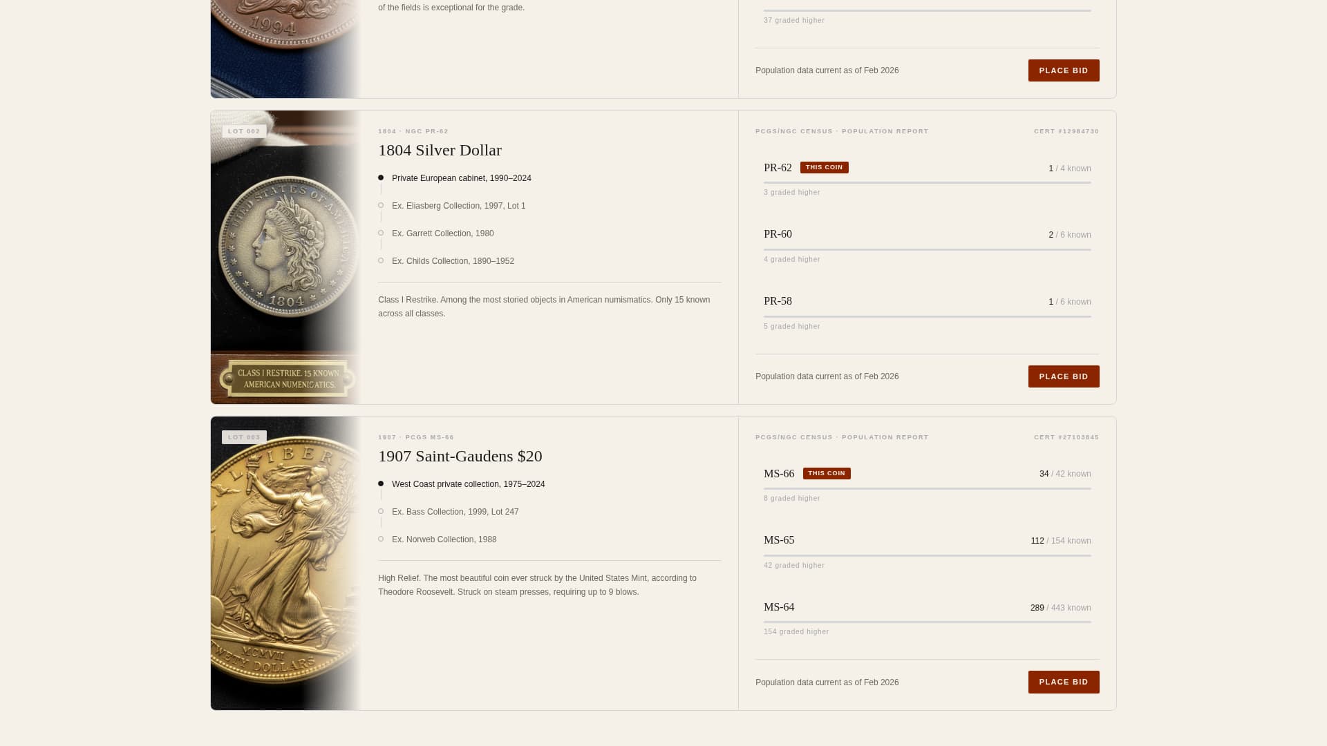Complete Coin & Numismatics Professional Website Template