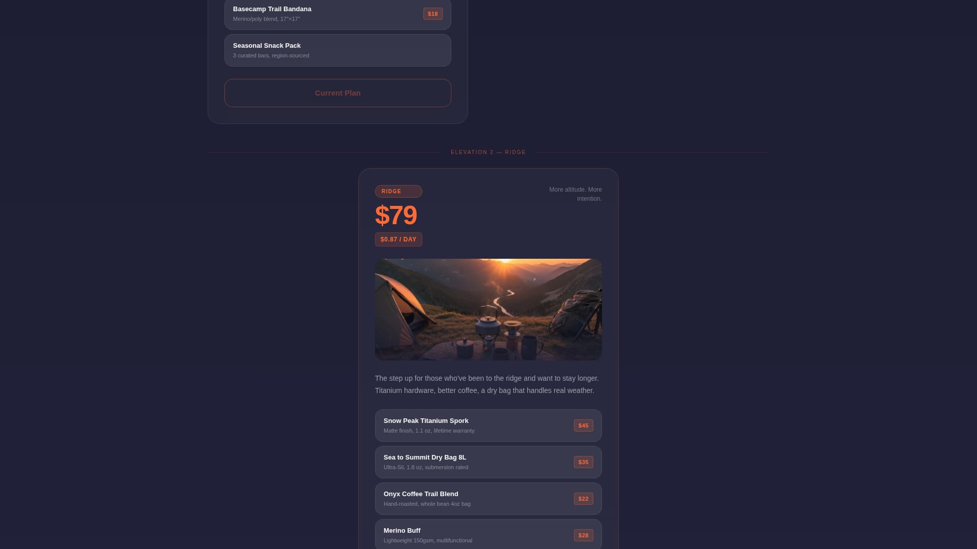 Premium Subscription Box Services Pre-Launch & Coming Soon Website Template