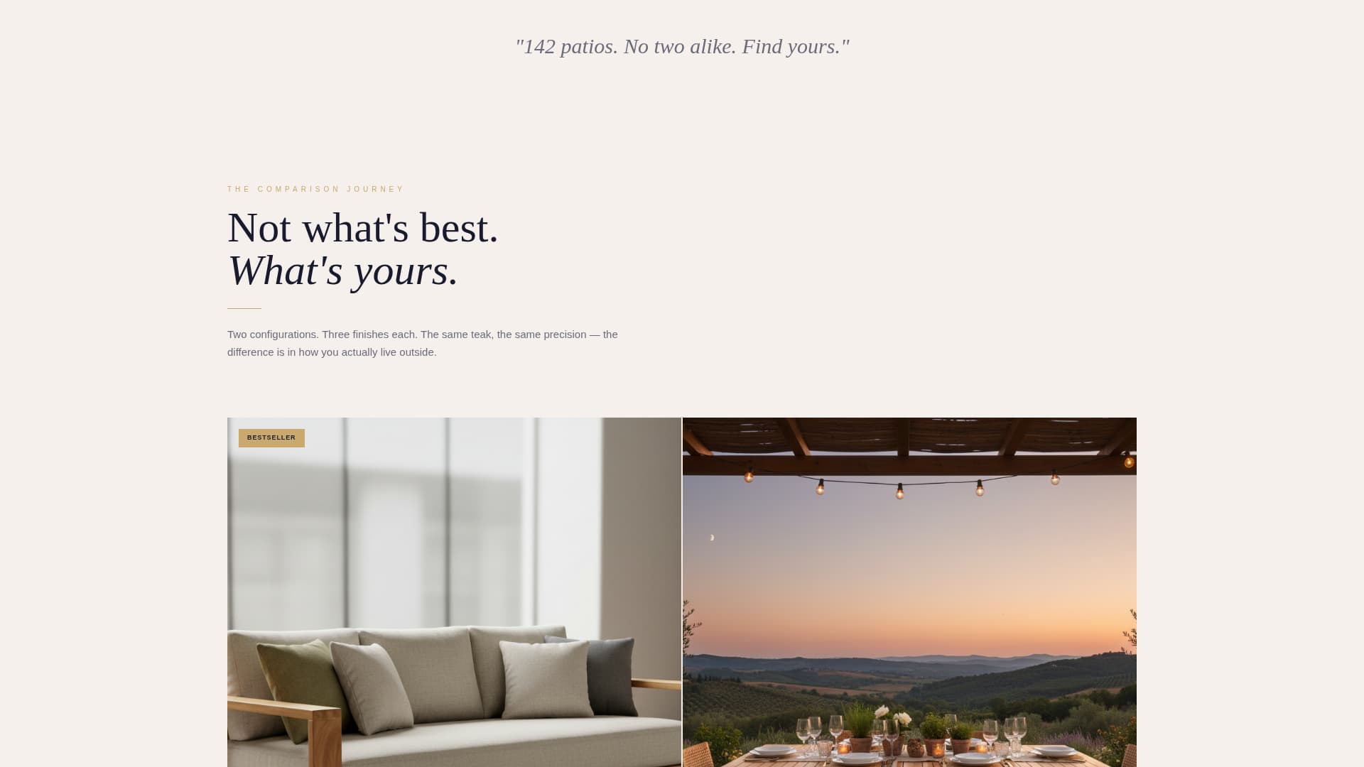 Alfresco - Elegant Outdoor Landing Page Template