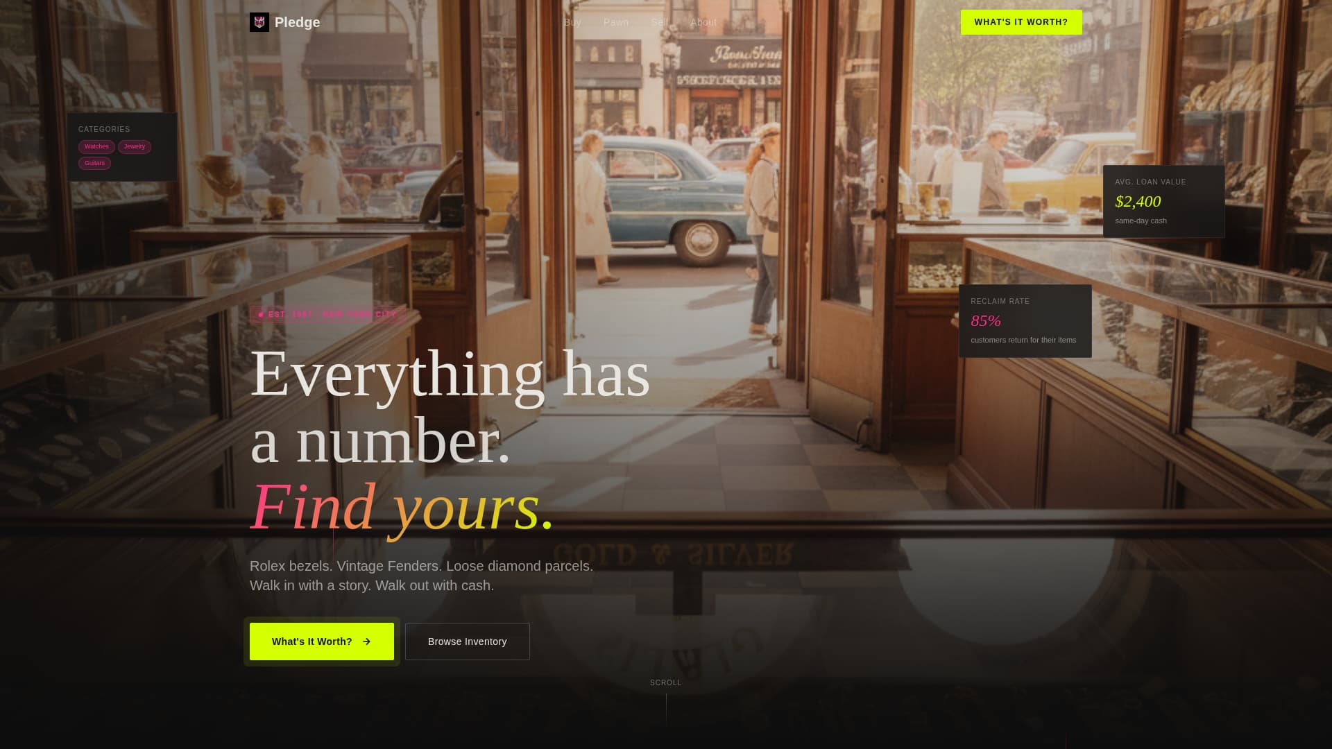 Local Brick & Mortar Business Professional Website Template