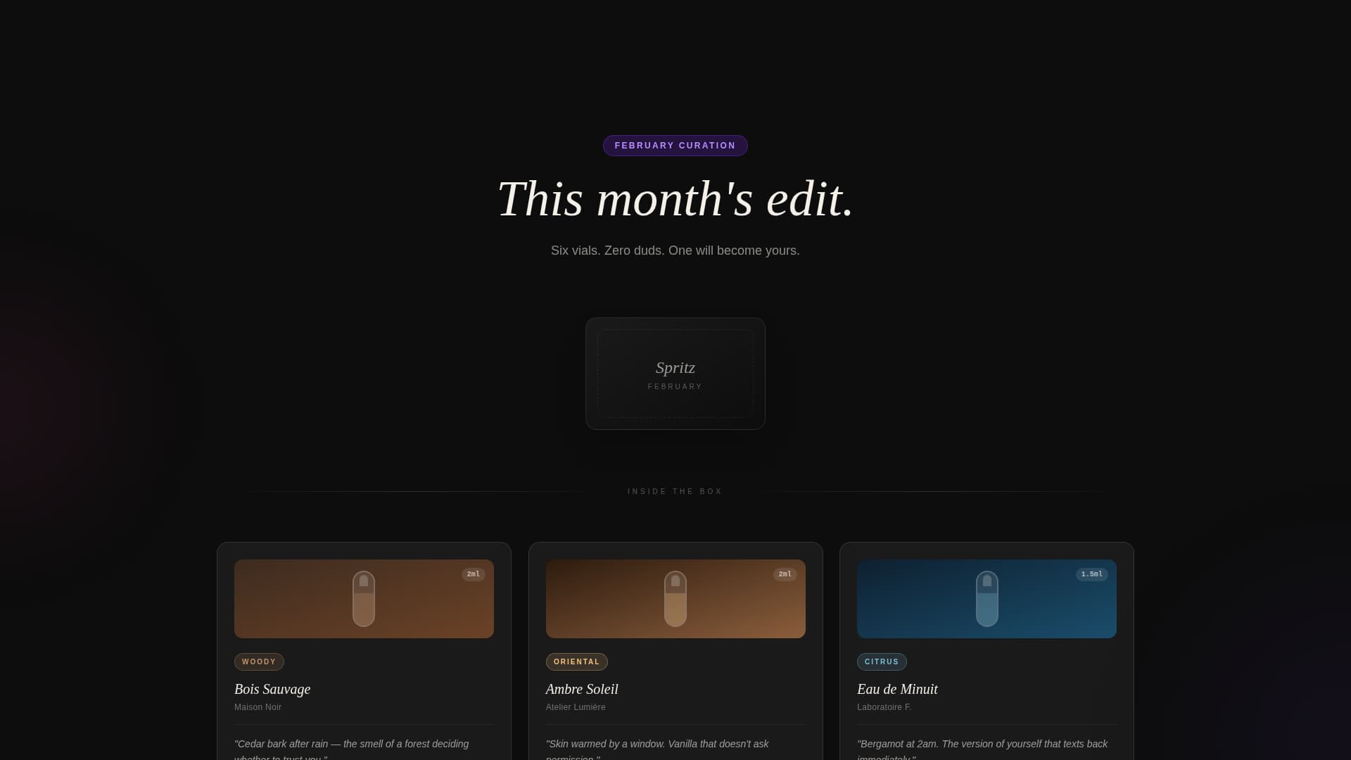 Subscription Box Services Professional Website Template
