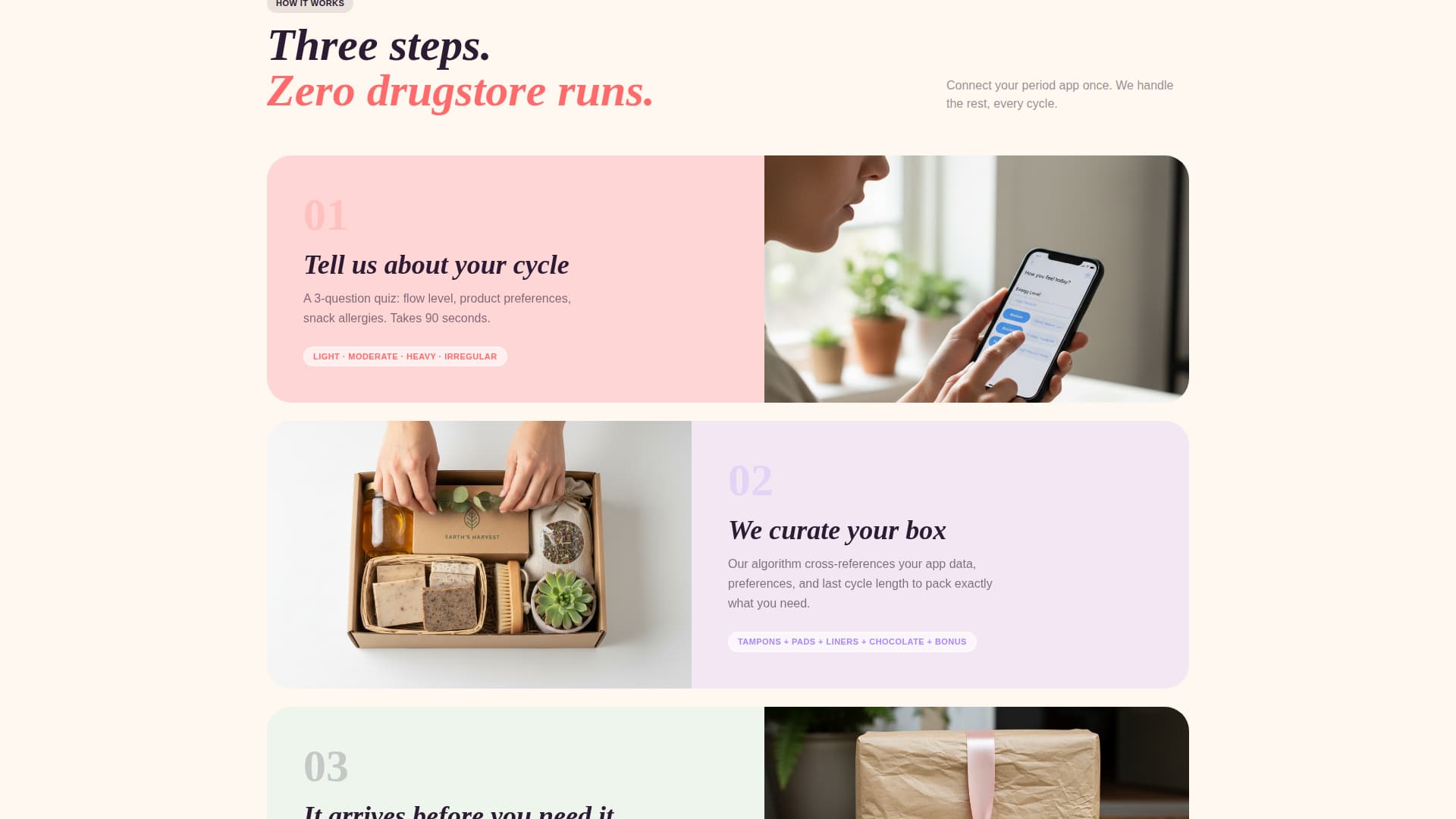 Subscription Box Services Professional Website Template