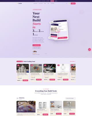 Hobby & Passion Supplies Professional Website Template