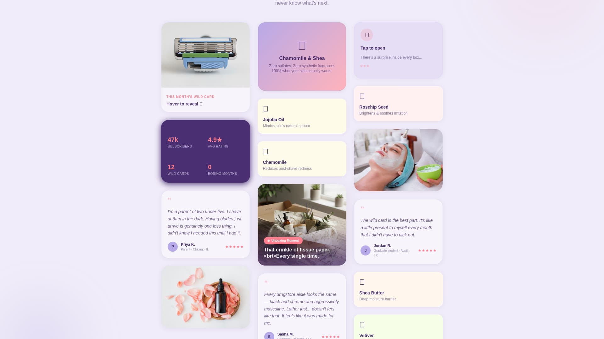 Certified Subscription Box Services Pre-Launch & Coming Soon Website Template