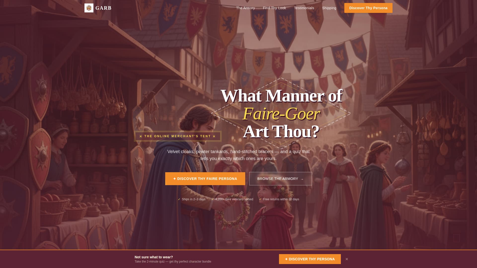 Hobby & Passion Supplies Professional Website Template