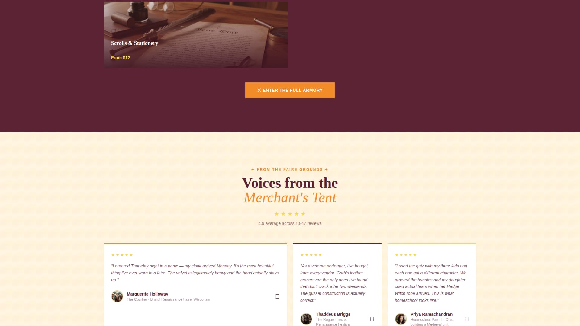 Hobby & Passion Supplies Professional Website Template