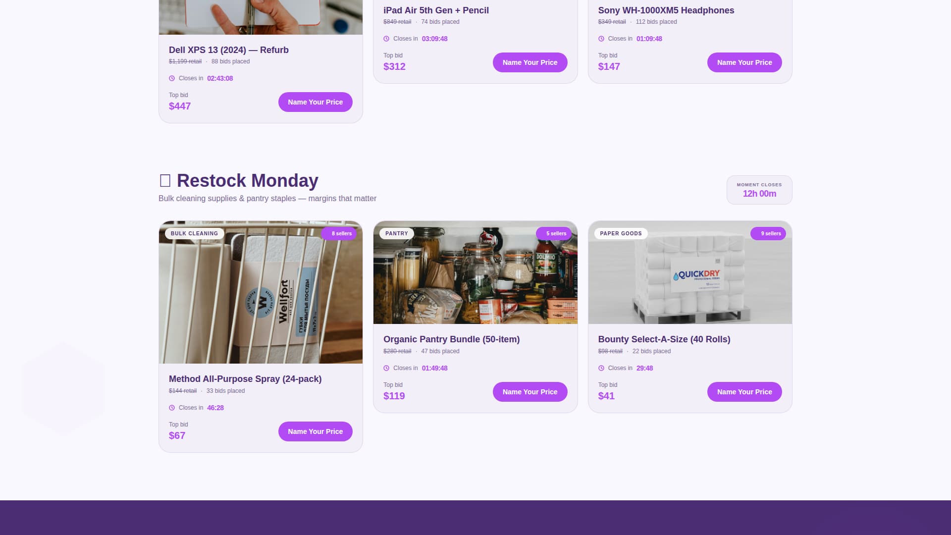 Expert Auction Platforms & Types Professional Website Template