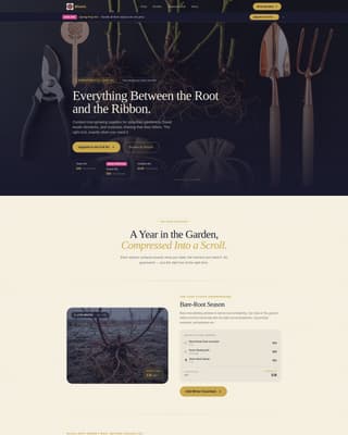 Hobby & Passion Supplies Professional Website Template