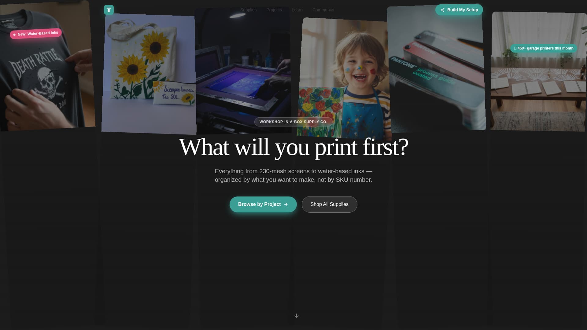 Hobby & Passion Supplies Professional Website Template