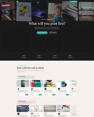 Hobby & Passion Supplies Professional Website Template