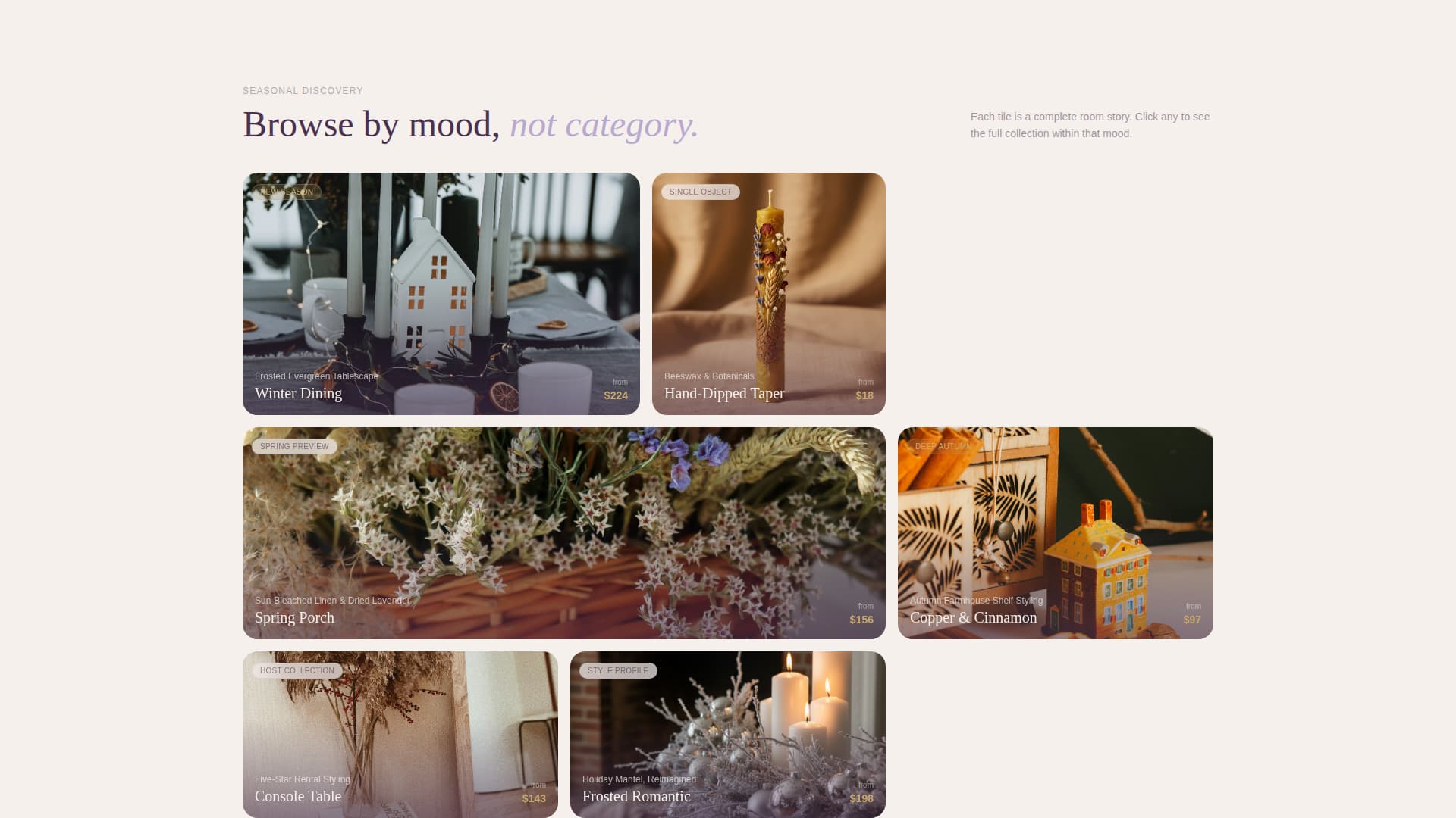Specialist Home Décor & Lifestyle Professional Website Template