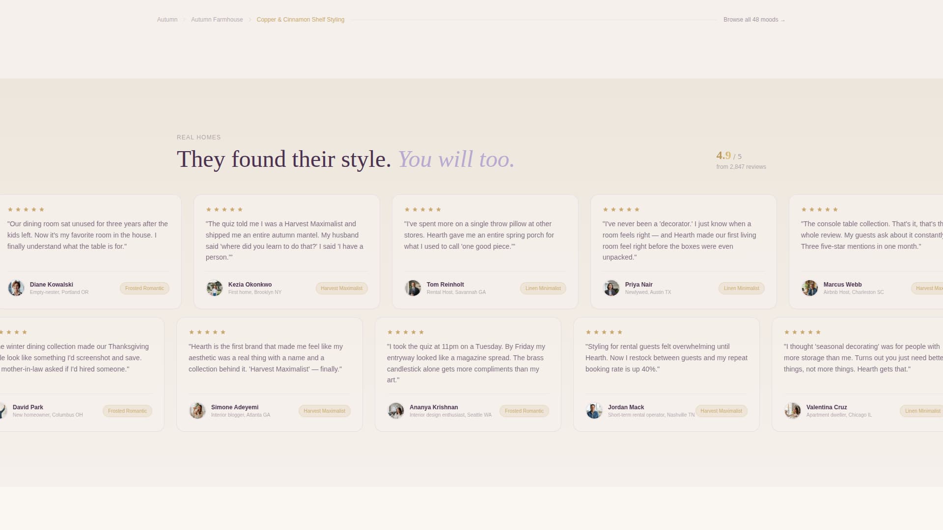 Specialist Home Décor & Lifestyle Professional Website Template