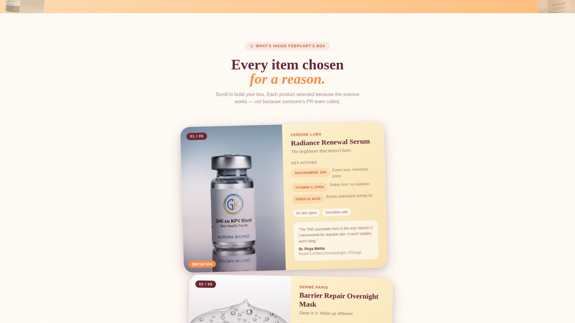 Subscription Box Services Pre-Launch & Coming Soon Website Template
