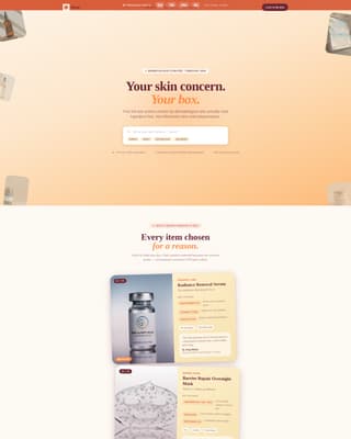 Subscription Box Services Pre-Launch & Coming Soon Website Template