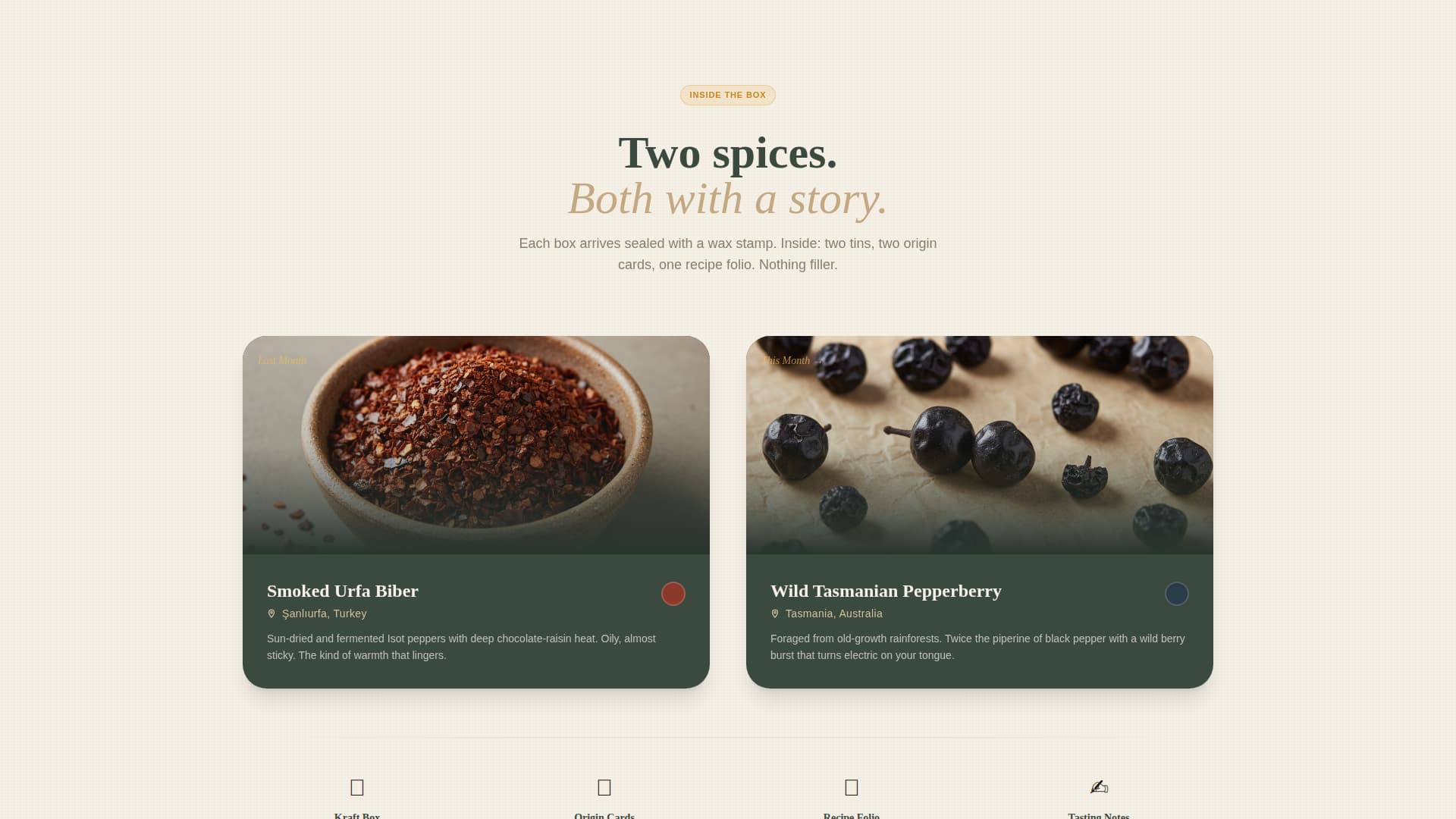 Subscription Box Services Pre-Launch & Coming Soon Website Template