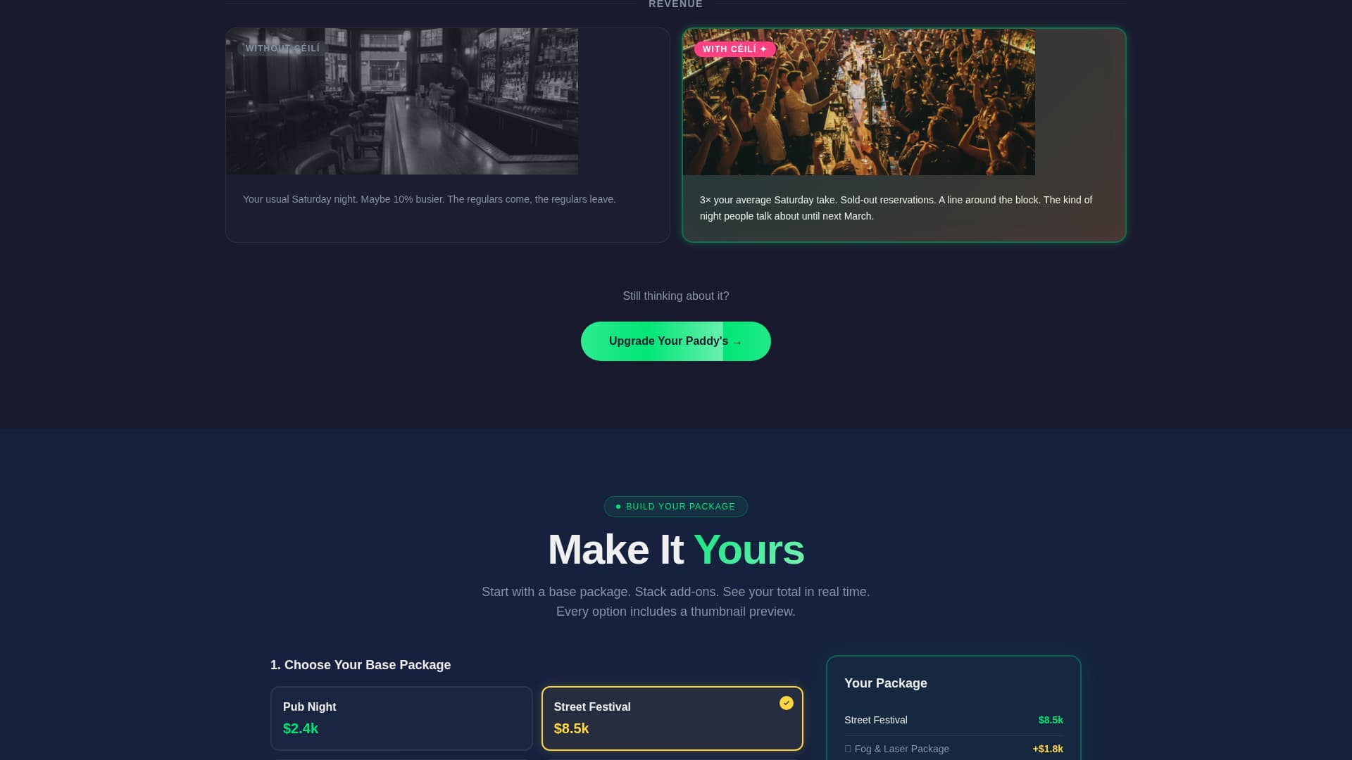 Specialist St. Patrick's Day Business Pre-Launch & Coming Soon Website Template