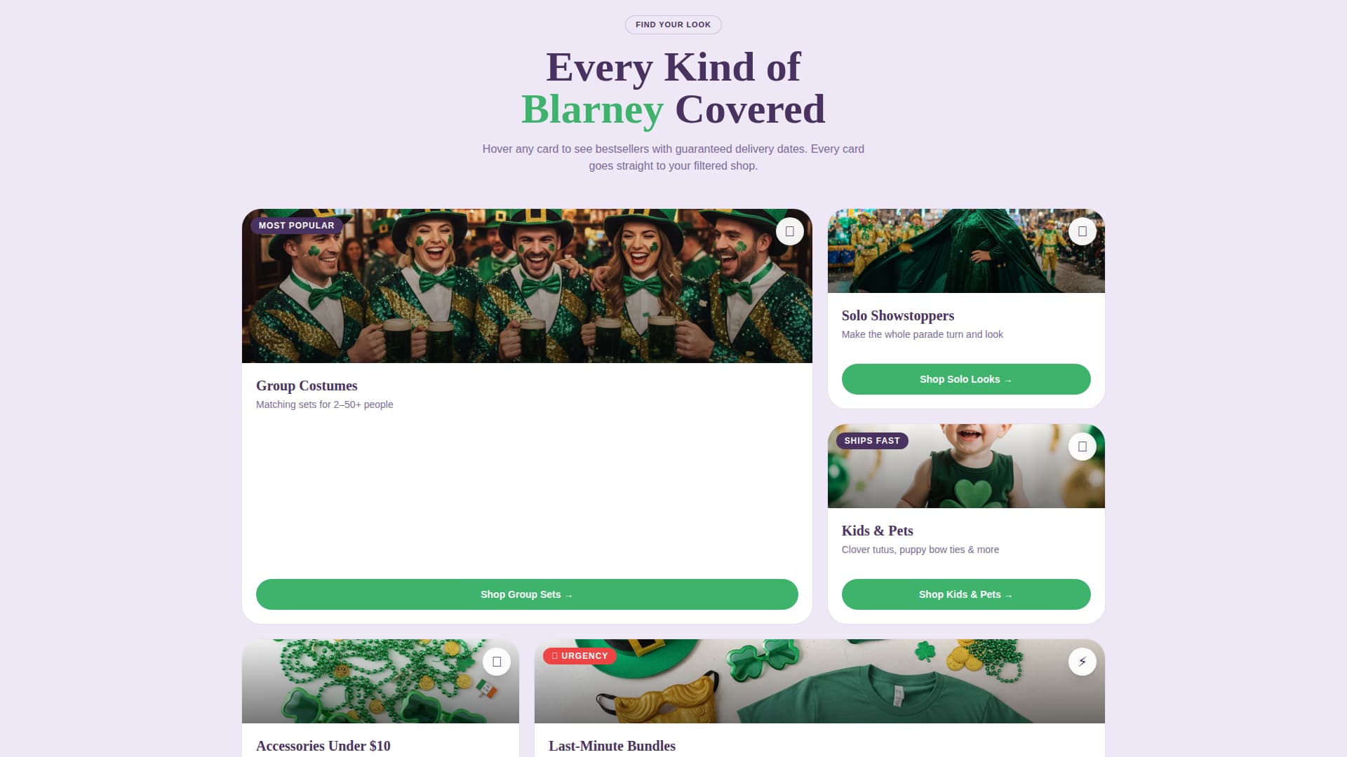 Specialist St. Patrick's Day Business Professional Website Template