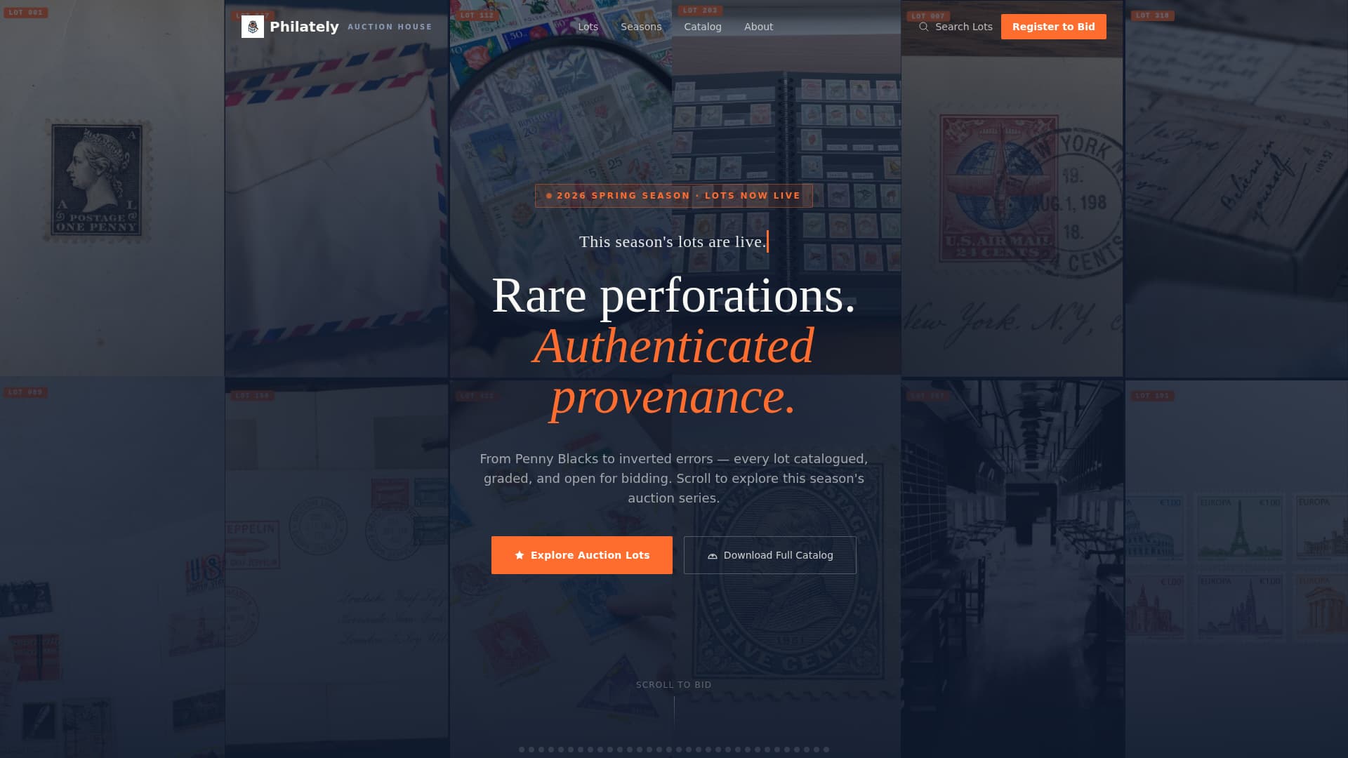 Auction Platforms & Types Pre-Launch & Coming Soon Website Template