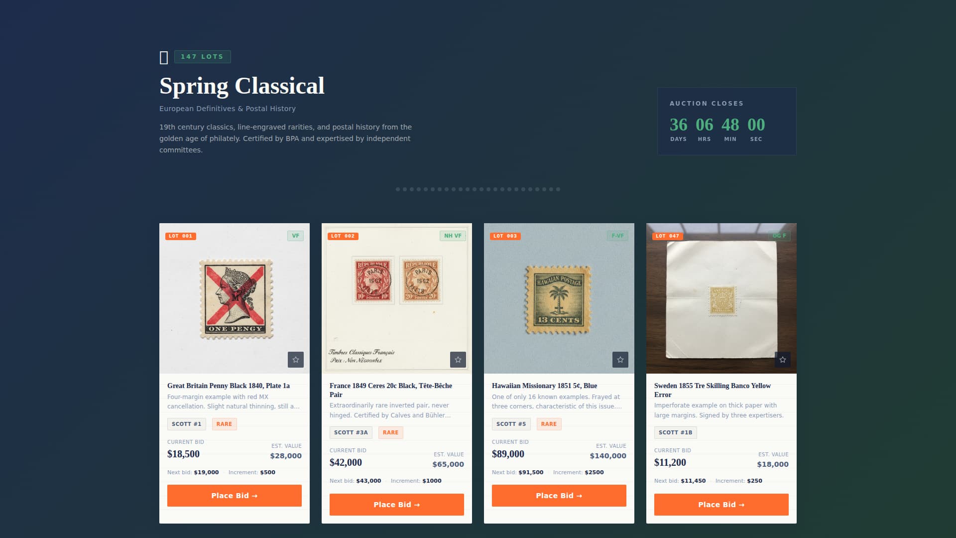 Auction Platforms & Types Pre-Launch & Coming Soon Website Template