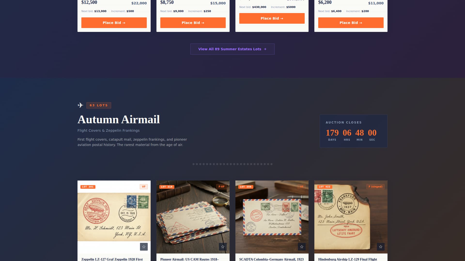 Auction Platforms & Types Pre-Launch & Coming Soon Website Template