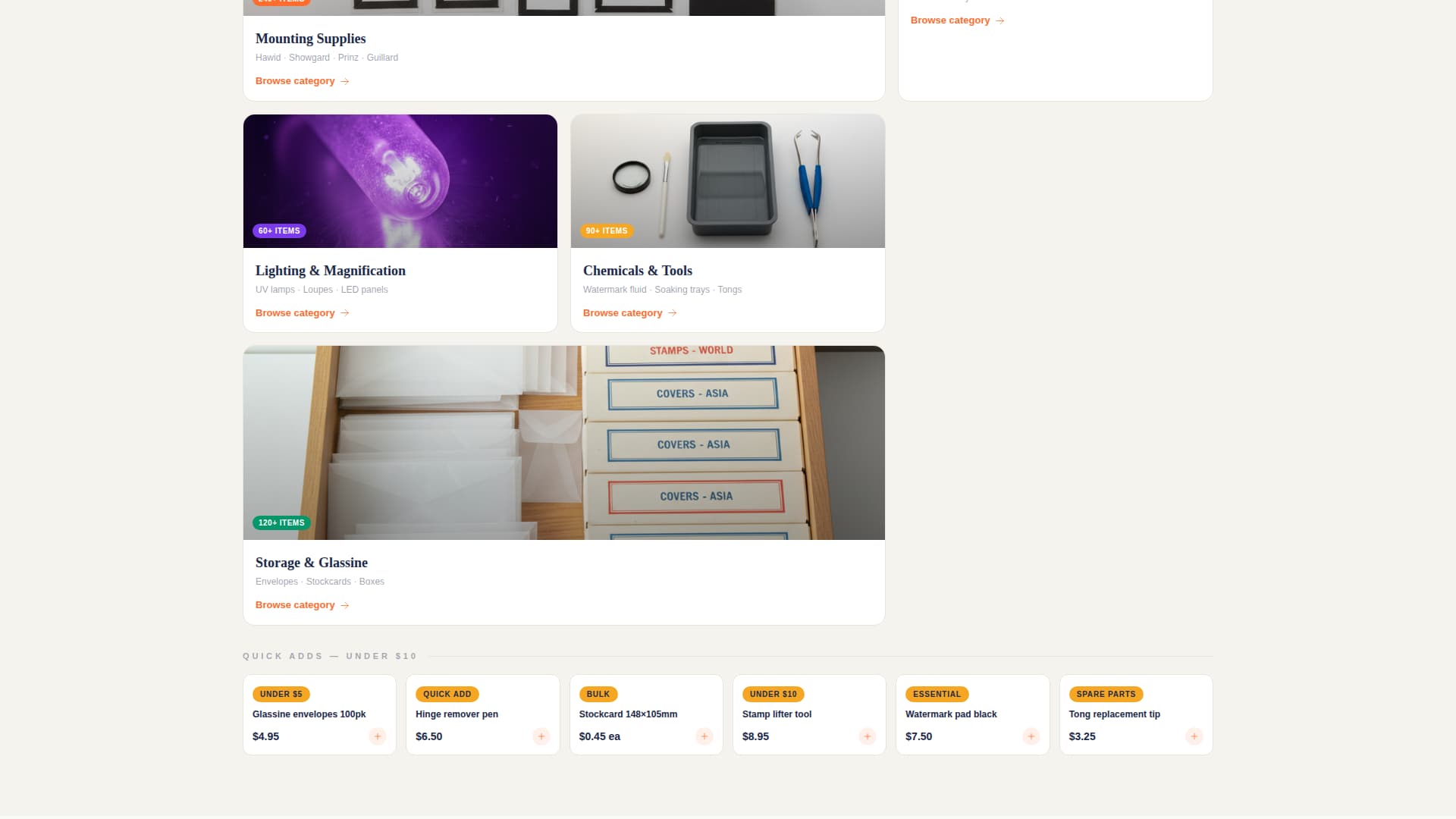 Hobby & Passion Supplies Professional Website Template