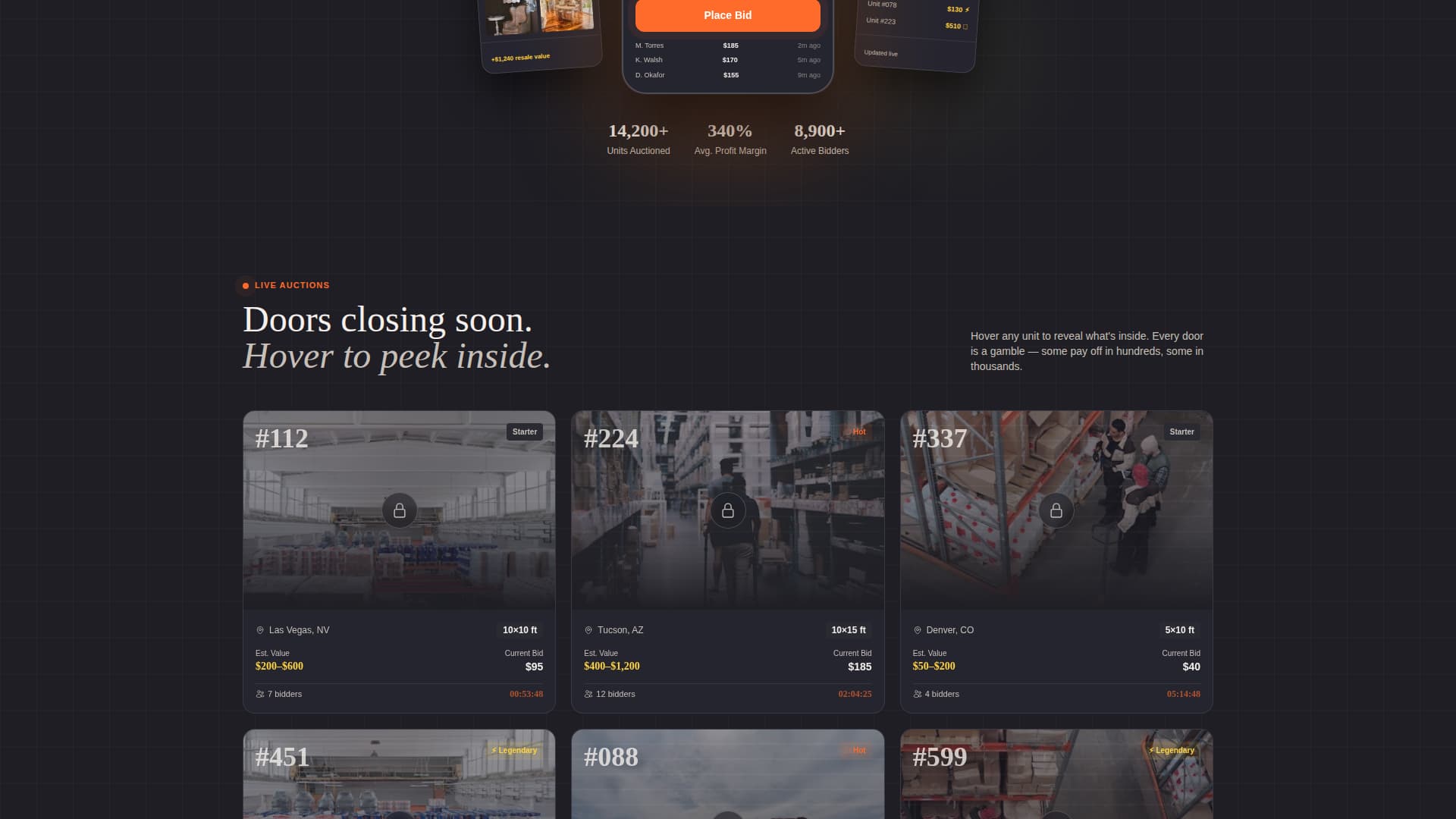 Advanced Auction Platforms & Types Professional Website Template
