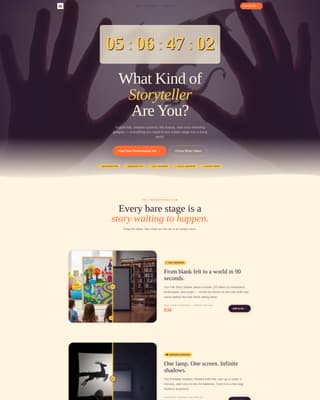 Hobby & Passion Supplies Pre-Launch & Coming Soon Website Template