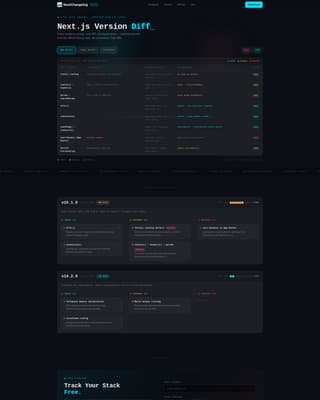 Changelog - Intelligent Nextjs Landing Page Template