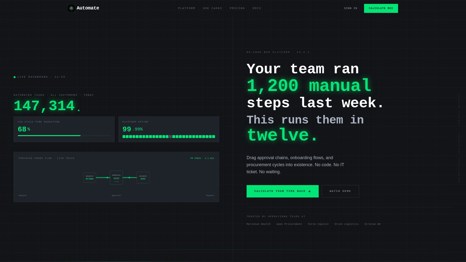 No-Code Enterprise Software Cost Calculator Website Template