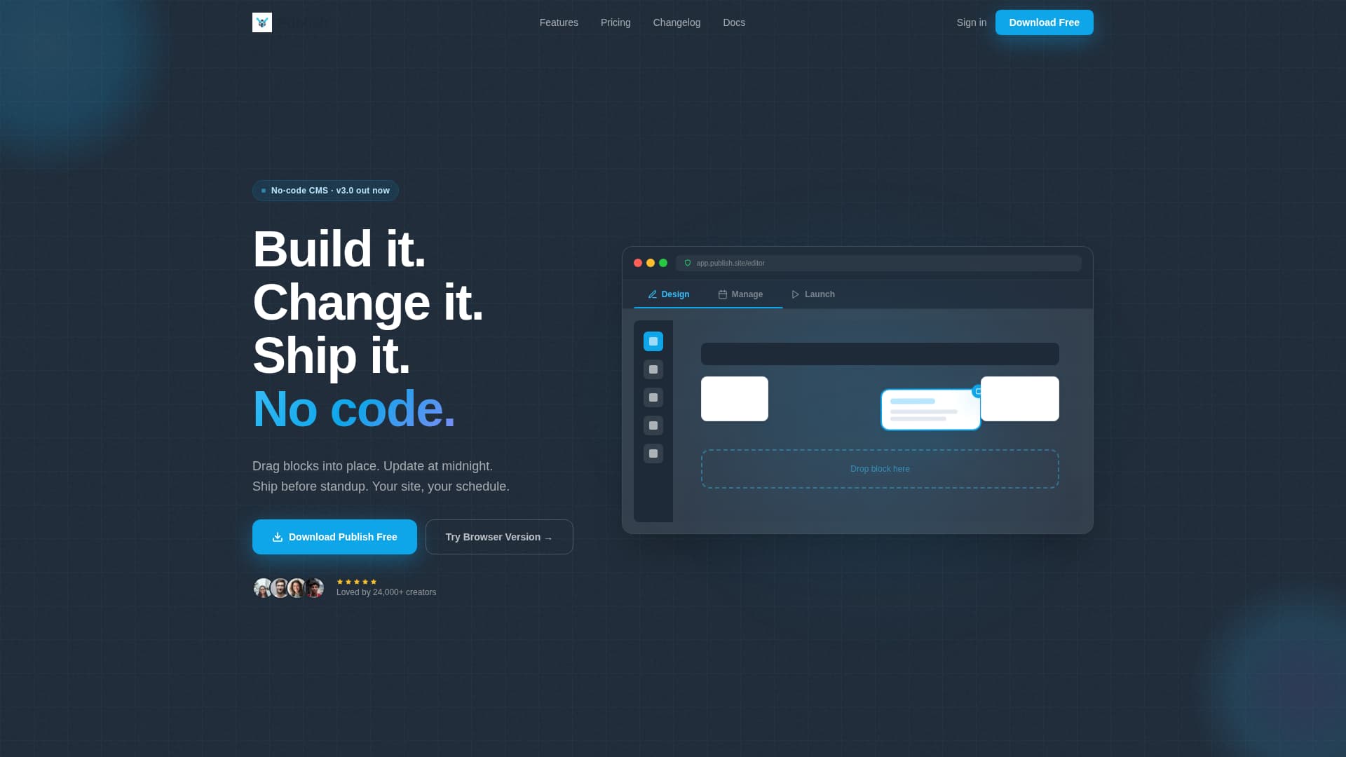 No-Code Enterprise Software Complete Professional Website Template