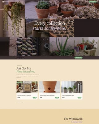 Hobby & Passion Supplies Professional Website Template