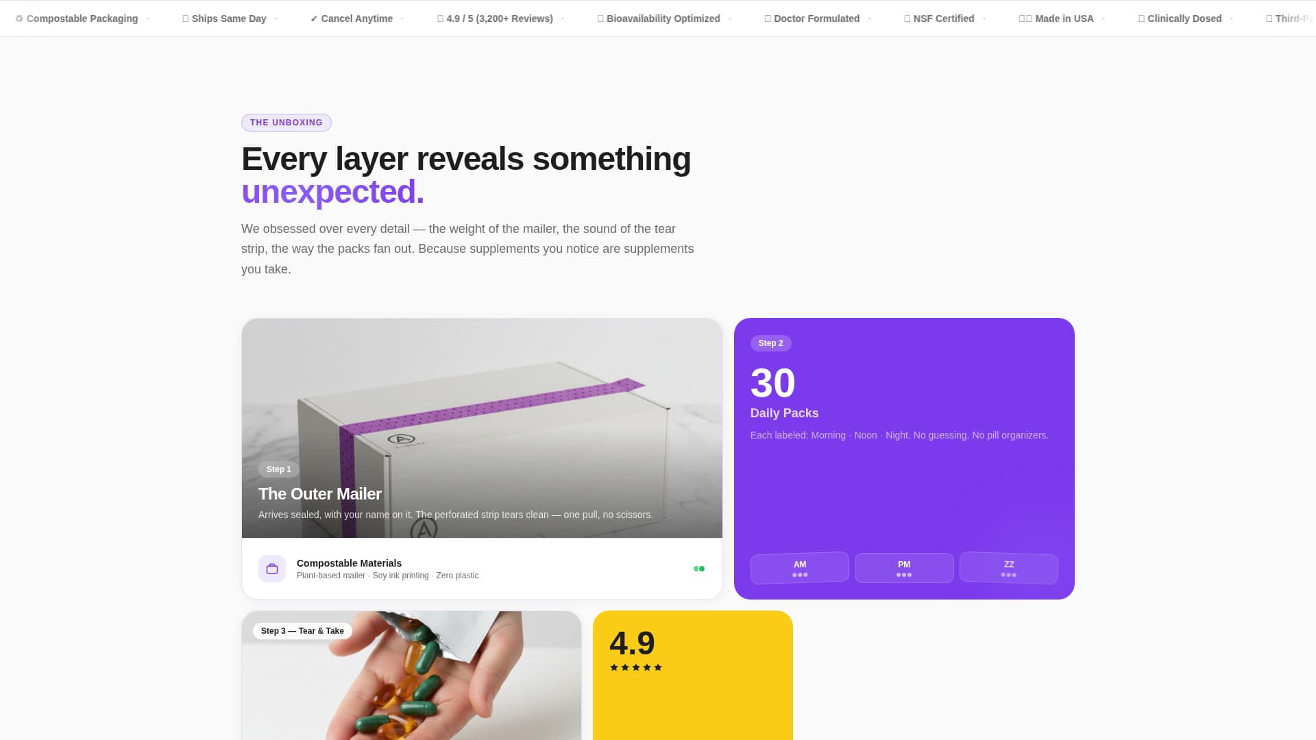 Subscription Box Services Professional Website Template